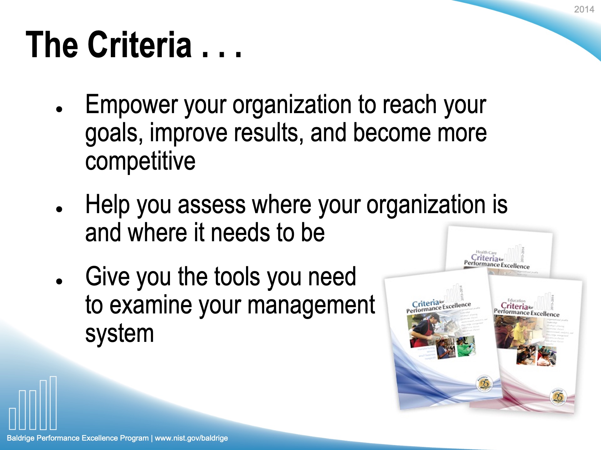 Content slide — before